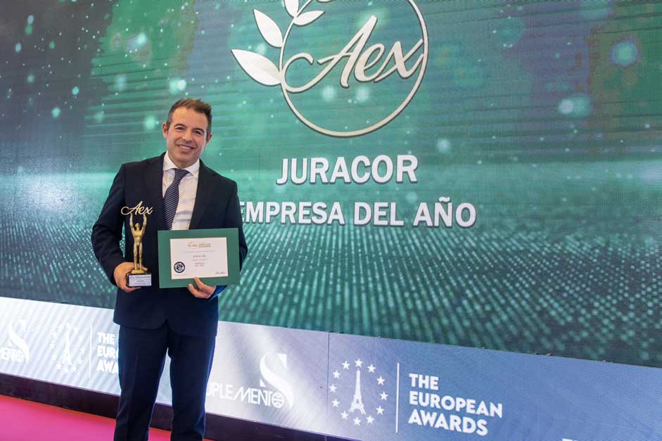 JURACOR premio Andalucía Excelente en la categoría de EMPRESA DEL AÑO